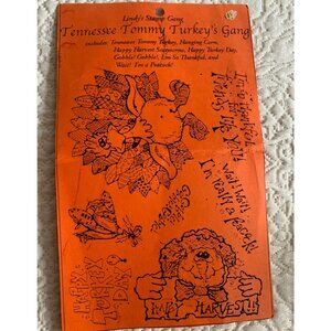 Tennessee Tommy Turkeys Gang Unmounted Rubber Stamp Set Lindys Stamp Gang Design